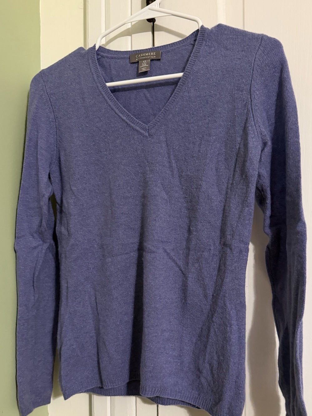 Charter Club V-Neck Cashmere Sweater XS